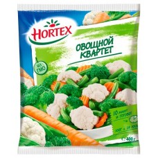 Смесь овощная Hortex Квартет овощной, 400 г (kastd) в магазинах Ашан