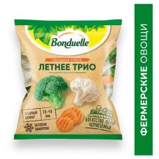 Смесь овощная Bonduelle Летнее трио быстрозамороженная, 400 г (kastd) в магазинах Ашан