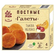 Галеты от Ильиной Постные тыква-яблоко, 300 г (kastd) в магазинах Ашан