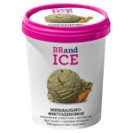 Мороженое сливочное BRandICE Миндально-фисташковое с ароматом фисташек с орехами миндаля БЗМЖ, 600 г (kastd)