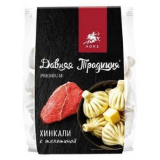 Хинкали Давняя традиция Premium с телятиной, 800 г (kastd) в магазинах Ашан