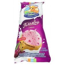 Мороженое пломбир Коровка из Кореновки вишневое, 100 г (kastd) в магазинах Ашан