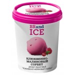 Десерт фруктовый BRandICE Клюквенно-малиновый сорбет, 380 г (kastd)