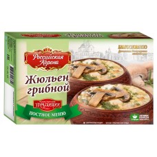 Жульен грибной Российская Корона Постный из курицы с грибами, 250 г (kastd) в магазинах Ашан