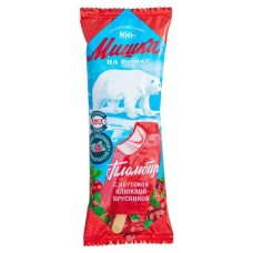 Мороженое пломбир Мишка на полюсе с соком якутской клюквы и брусники, 75 г (kastd) в магазинах Ашан