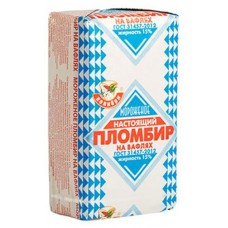 Мороженое пломбир НАСТОЯЩИЙ ПЛОМБИР ванильный на вафлях 80 г (kastd) в магазинах Ашан