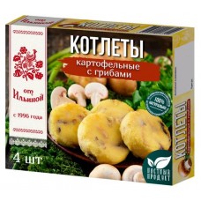 Котлеты от Ильиной картофельные с грибами, 300 г (kastd) в магазинах Ашан