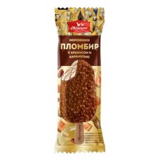 Мороженое пломбир Свитлогорье Эскимо с арахисом и карамелью 15% БЗМЖ, 80 г (kastd) в магазинах Ашан