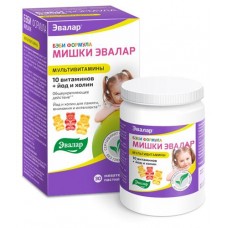 Мультивитамины Мишки Эвалар Беби формула жевательные пастилки, 30 шт (kastd) в магазинах Ашан