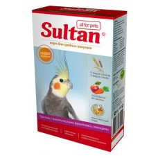 Корм для средних попугаев Sultan Трапеза с экзотическими фруктами и овощами, 400г (kastd) в магазинах Ашан