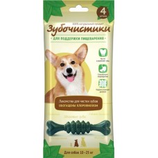 Лакомство для собак Зубочистики средних пород с хлорофиллом, 70 г (kastd) в магазинах Ашан