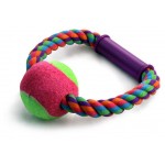 Игрушка для собак Triol Веревка-восьмёрка с мячиком, 295 мм (kastd)