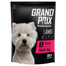 Корм сухой для взрослых собак мелких и миниатюрных пород GRAND PRIX Small Adult ягненок 0.8кг (kastd) в магазинах Ашан