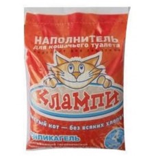 Наполнитель для кошачьего туалета Клампи силикагелевый, 4 л в магазинах Ашан