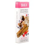 Лакомство для грызунов Вака Зерновые палочки ягоды, 90 г (kastd)