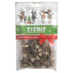 Лакомство для собак TITBIT Косточки мясные для собак с индейкой и творогом Новогодняя коллекция, 90 г (kastd)