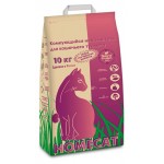 Наполнитель для кошачьих туалетов HOMECAT комкующийся, 10 кг (kastd)