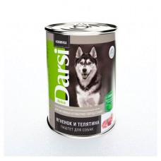 Корм консервированный для собак Darsi ягненок телятина, 410 г (kastd) в магазинах Ашан