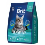 Сухой корм для кошек Brit Premium ягненок индейка, 2 кг (kastd)