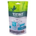 Лакомство для кошек TiTBiT Хрустящие подушечки с мясом утки для чистки зубов, 60 г (kastd)