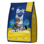 Корм для взрослых кошек Brit лосось, 400 г (kastd)
