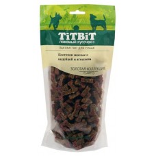 Лакомство для собак TiTBiT Косточки мясные с индейкой и ягненком, 370 г (kastd) в магазинах Ашан