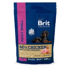 Сухой корм для собак Brit Premium Adult S курица, 1 кг (kastd) в магазинах Ашан