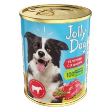 Корм для собак Зоогурман Jolly Dog телятина с языком, 350 г (kastd) в магазинах Ашан