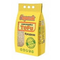 Наполнитель для кошачьего туалета Барсик Tofu Кукуруза комкующийся, 4,54 л (kastd) в магазинах Ашан