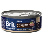 Корм для кошек Brit курица сыр, 100 г (kastd)