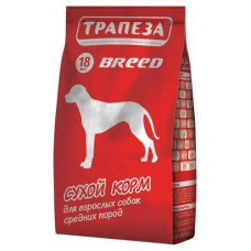 Сухой корм для собак средних пород Трапеза Breed с курицей, 18 кг (kastd) в магазинах Ашан