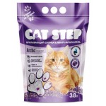 Наполнитель для кошачьего туалета Cat Step силикагель лаванда, 3,8 л (kastd)