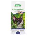 Трава для кошек TiTBiT ячмень, 60 г (kastd)