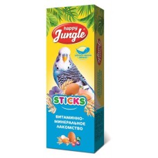Палочки для птиц Happy Jungle витаминно-минеральные, 2 шт (kastd) в магазинах Ашан
