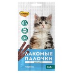 Лакомство для котят Мнямс палочки из индейки, 3x5 г (kastd)