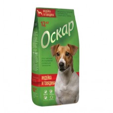 Сухой корм для собак Оскар Индейка и говядина, 12 кг (kastd) в магазинах Ашан