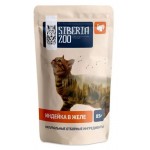 Влажный корм для кошек Siberia Zoo индейка, 85 г (kastd)