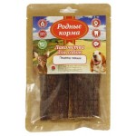 Лакомство для собак Родные корма мелких пород пищевод говяжий сушеный в дровяной печи, 20 г (kastd)