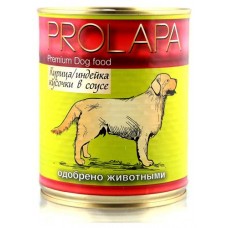 Корм консервированный для собак Prolapa Premium с курицей и индейкой кусочки в соусе, 850 г (kastd) в магазинах Ашан