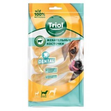 Лакомство для собак Triol набор кость из жил Ė4, 120 г (kastd) в магазинах Ашан