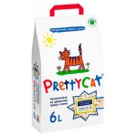 Наполнитель для кошачьего туалета PrettyCat древесный, 6 л (kastd)