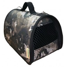 Сумка-переноска для животных HOMEPET Змея серая Ė 2, 39х25х26 см (kastd) в магазинах Ашан
