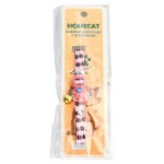 Ошейник для кошек HOMECAT Цветы с бубенчиком розовый, 20 - 30 см (kastd)