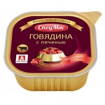 Влажный корм для собак Зоогурман СпецМяс Говядина с печенью, 300 г (kastd)