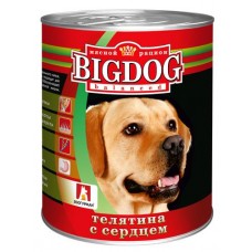 Консервы для собак Зоогурман Big Dog сухой телятина и сердце, 850 г (kastd) в магазинах Ашан