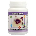 Лакомство витаминное для кошек Вака Мультивитамины, 80 таблеток (kastd)