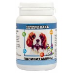 Лакомство витаминное для собак Вака Поливитамины, 80 таблеток (kastd)