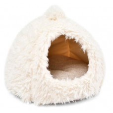 Домик для кошек белый, 43х26х5 см (kastd) в магазинах Ашан