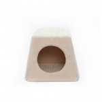 Домик для кошки серый, 40х40х32 см (kastd) Домик для кошки серый, 40х40х32 см (kastd)