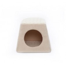 Домик для кошки серый, 40х40х32 см (kastd) в магазинах Ашан